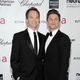 Neil Patrick Harris y David Burtka en la fiesta de Elton John tras los Oscar 2012