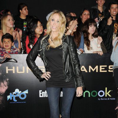 Tish Cyrus en la premiére mundial de 'Los Juegos del Hambre'