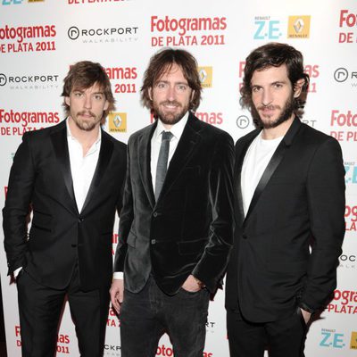 Adrián Lastra, Daniel Sánchez Arévalo y Quim Gutiérrez en los Fotogramas de Plata 2011