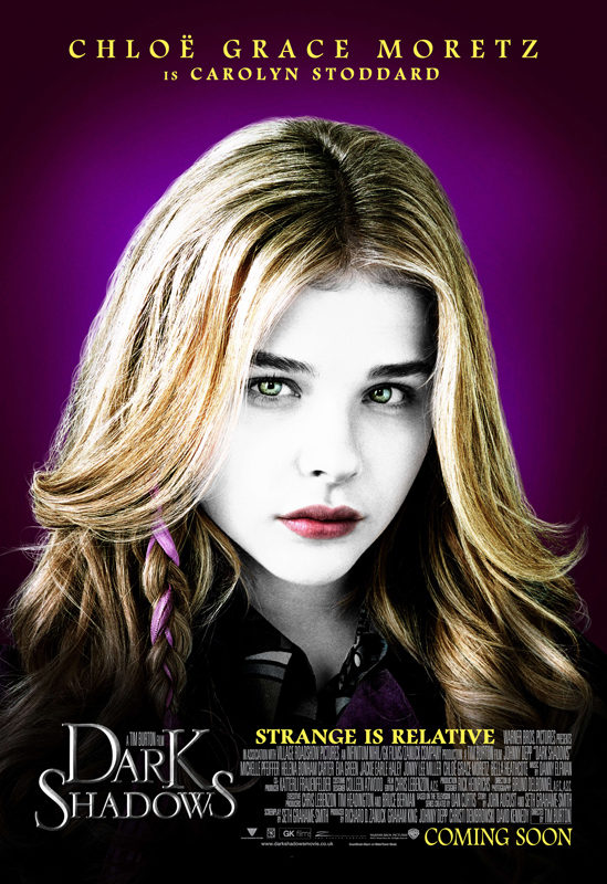 Chloe Moretz es Carolyn Stoddard en 'Sombras tenebrosas'