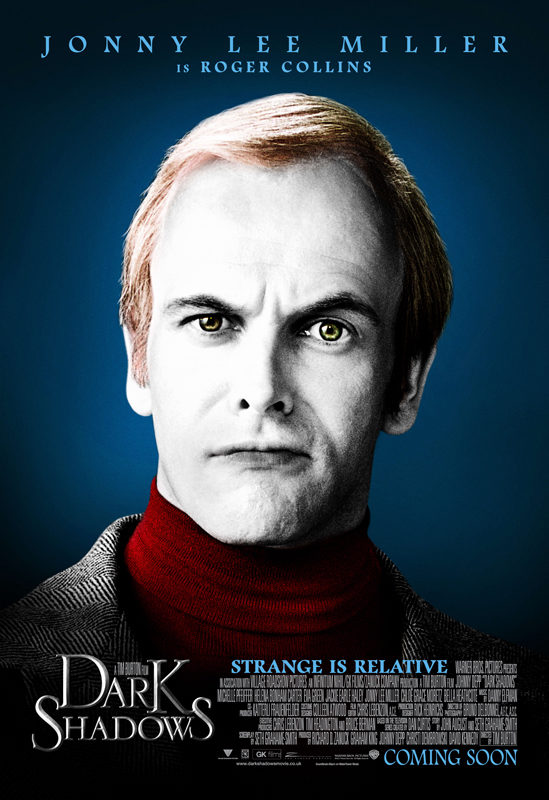 Jonny Lee Miller es Roger Collins en 'Sombras tenebrosas'