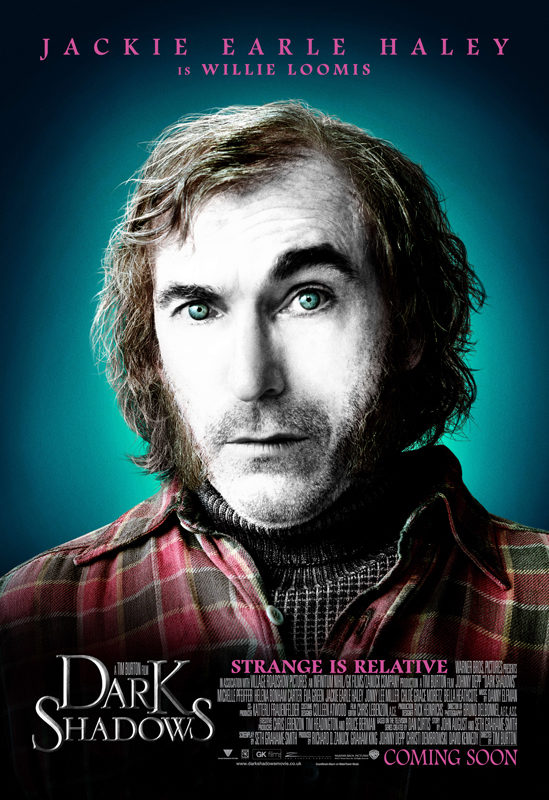 Jackie Earle Haley es Willie Loomis en 'Sombras tenebrosas'