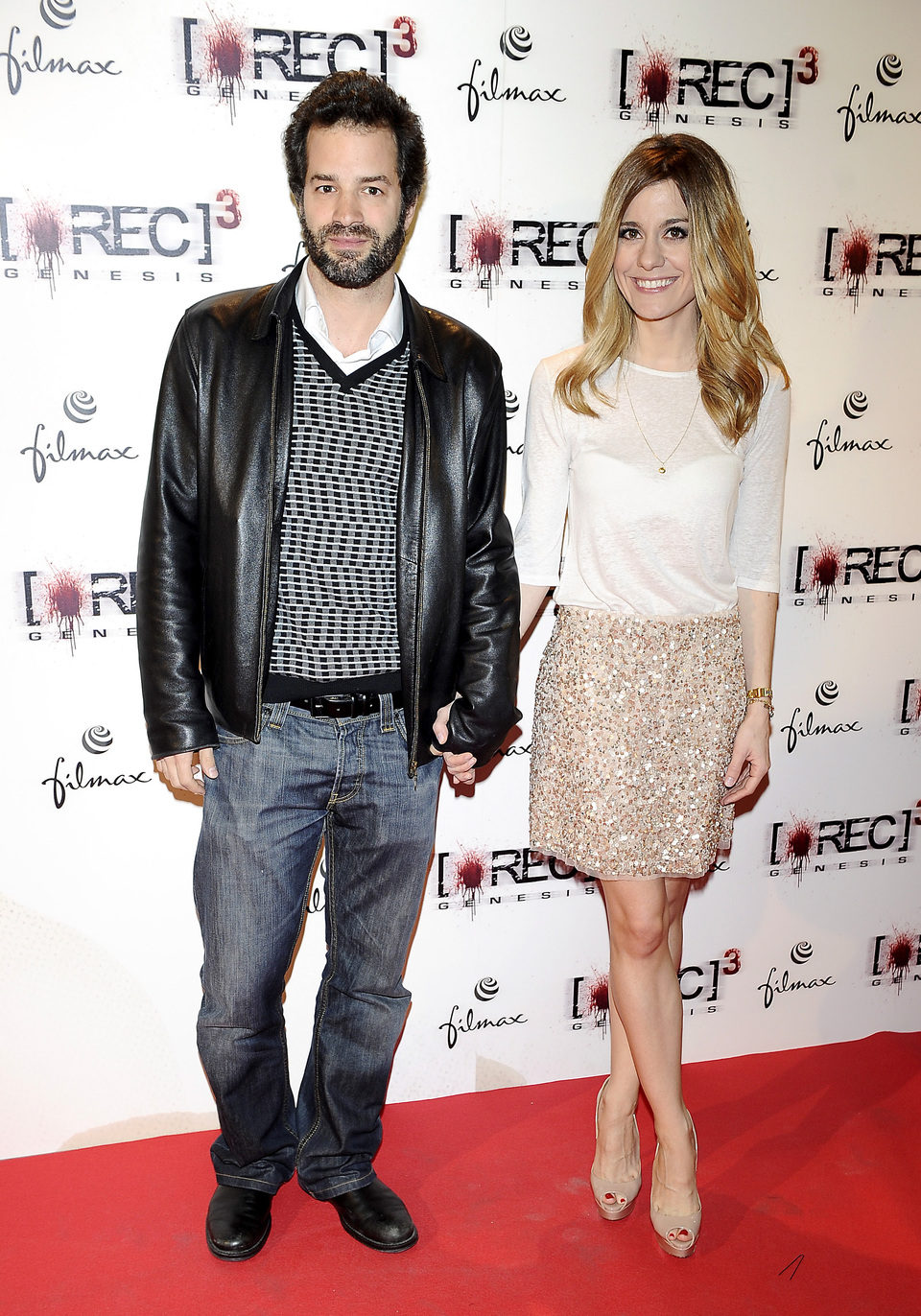 Luis Rallo y Alexandra Jiménez en el estreno de '[REC] 3: Génesis' en Madrid