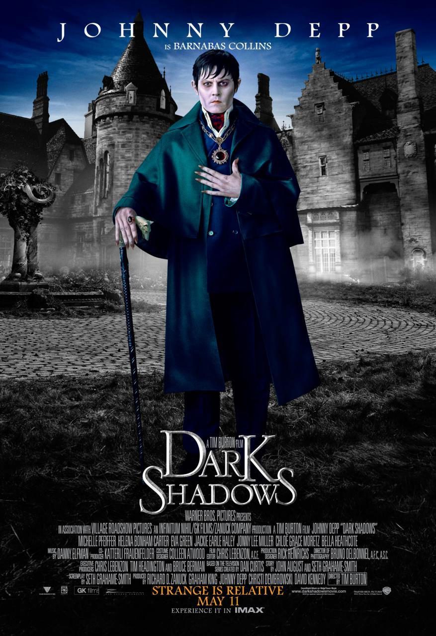 Johnny Deep como Barnabas Collins en 'Sombras tenebrosas'