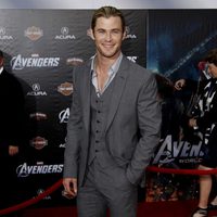 Chris Hemsworth en la premiére mundial de 'Los Vengadores'