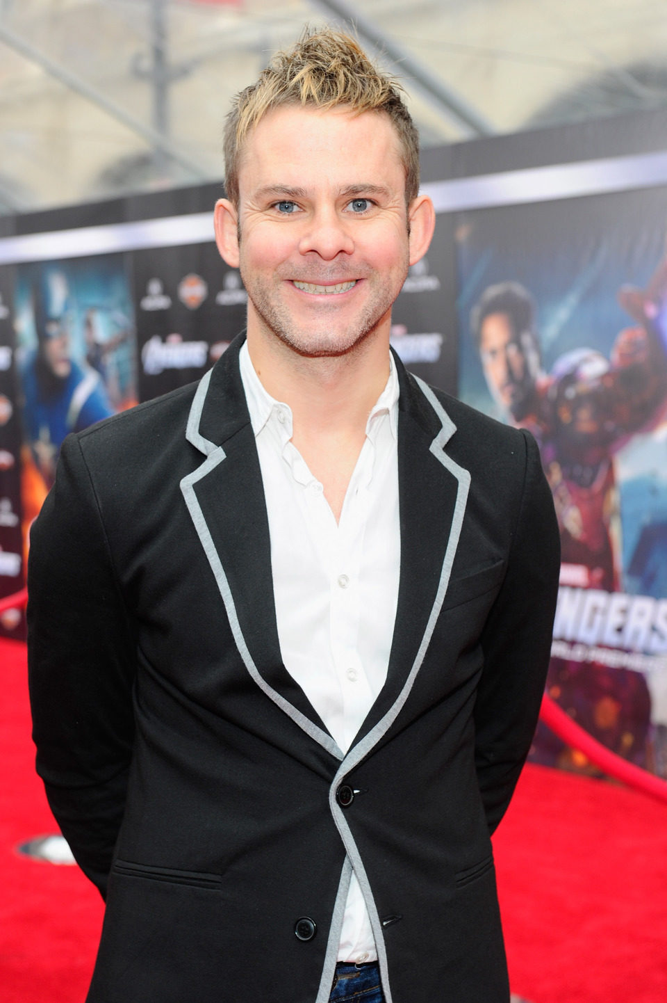 Dominic Monaghan en la premiére mundial de 'Los Vengadores'