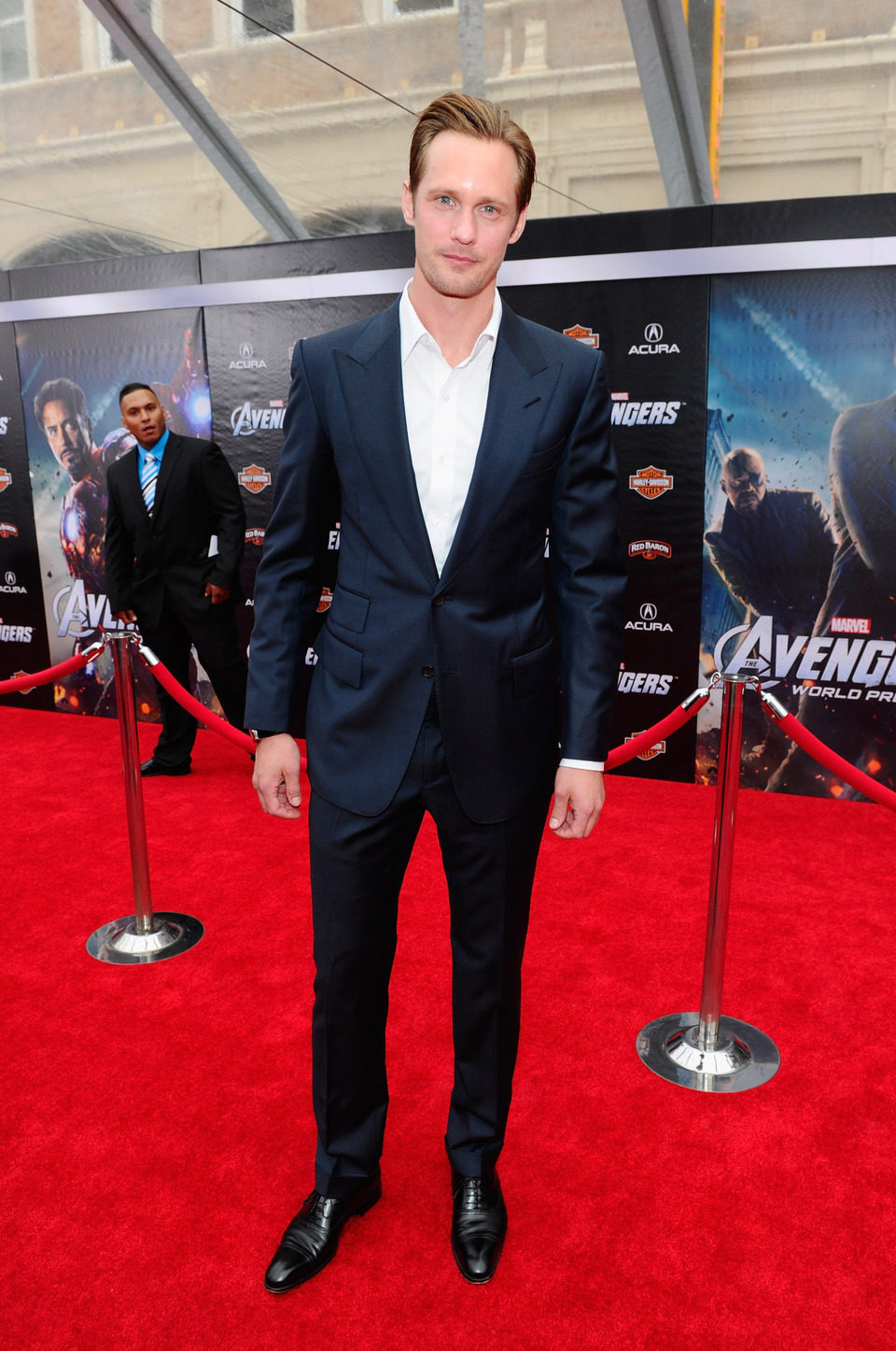 Alexander Skarsgard en la premiére mundial de 'Los Vengadores'