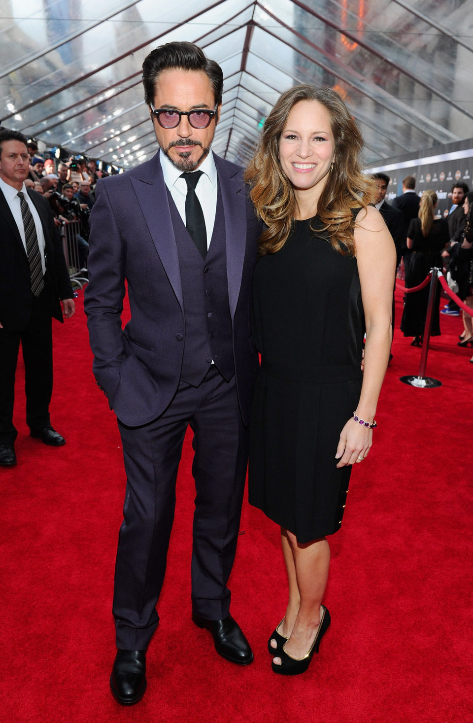 Robert Downey Jr. en el estreno mundial de 'Los Vengadores'