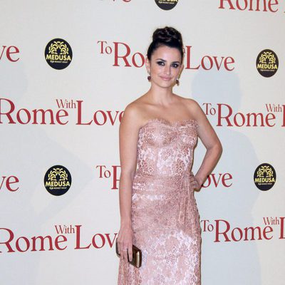 Penélope Cruz en la premiére de 'To Rome with Love' en Italia