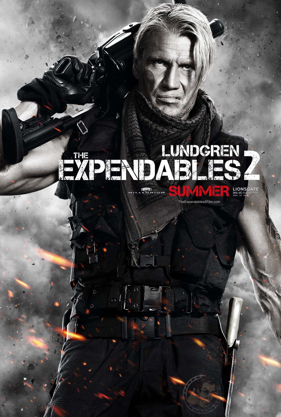 Dolph Lundgren en 'Los mercenarios 2'