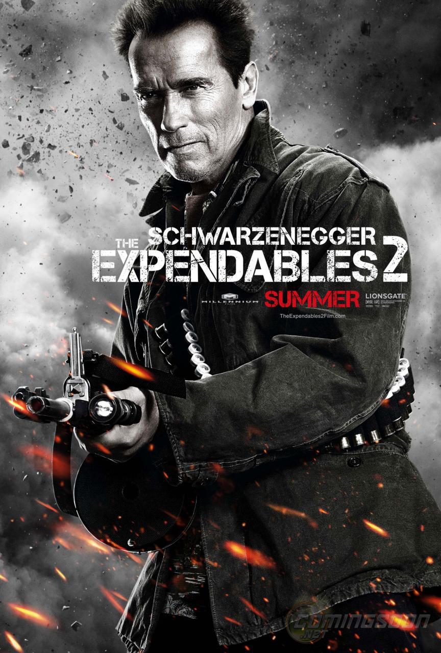 Arnold Schwarzenegger en 'Los mercenarios 2'