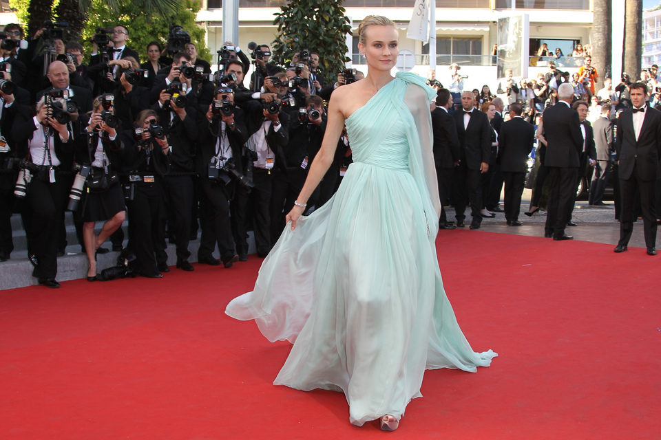 Diane Kruger en la inauguración del Festival de Cannes 2012