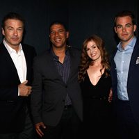 Alec Baldwin, Peter Ramsey, Isla Fisher y Chris Pine en el Festival de Cannes 2012