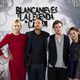 Charlize Theron, Rupert Sanders, Sam Claflin y Kristen Stewart en la presentación de 'Blancanieves y la leyenda del cazador' en Madrid