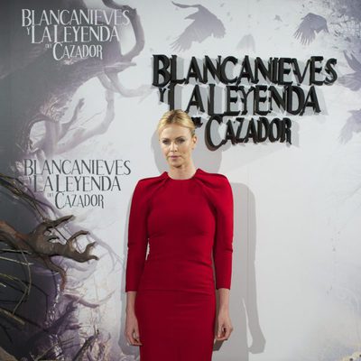 Charlize Theron en la presentación de 'Blancanieves y la leyenda del cazador' en Madrid