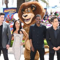 David Schwimmer, Jada Pinkett-Smith, Chris Rock y Ben Stiller en el Festival de Cannes 2012