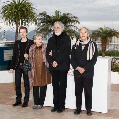 El equipo de 'Amour' en el Festival de Cannes 2012