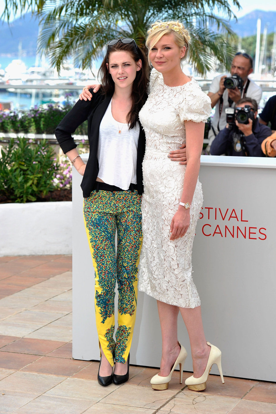 Kristen Stewart y Kirsten Dunst en el Festival de Cannes 2012