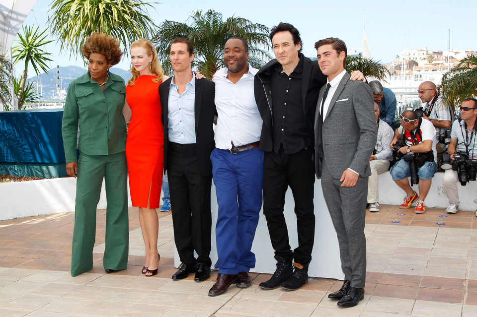 Macy Gray, Nicole Kidman, Matthew McConaughey, Lee Daniels, John Cusack y Zac Efron en el Festival de Cannes 2012