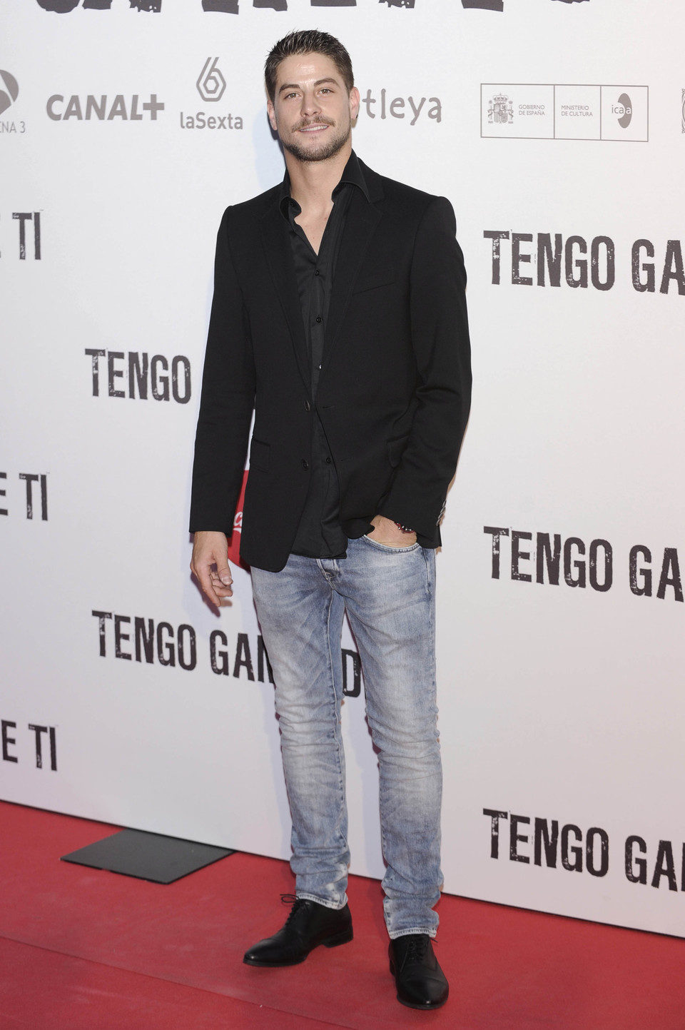 Luís Fernández en la premiére de 'Tengo ganas de ti' en Madrid