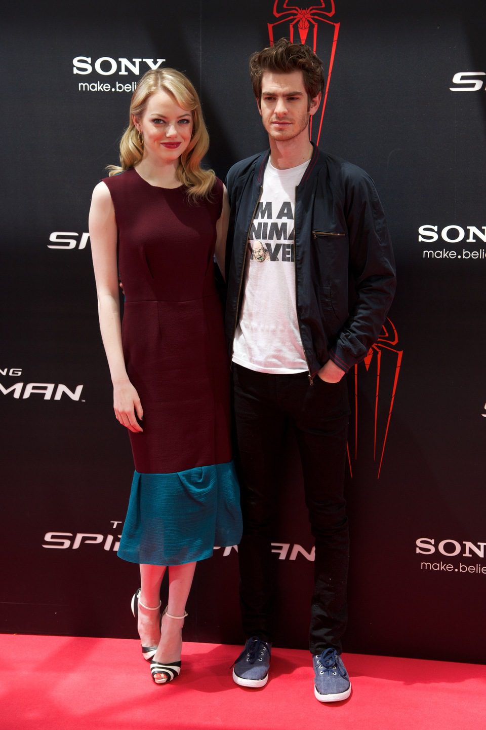 Emma Stone y Andrew Garfield presentan 'The Amazing Spider-Man' en Madrid