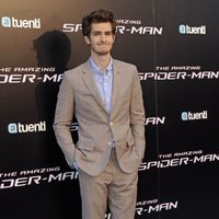 Andrew Garfield en la premiére madrileña de 'The Amazing Spider-Man'