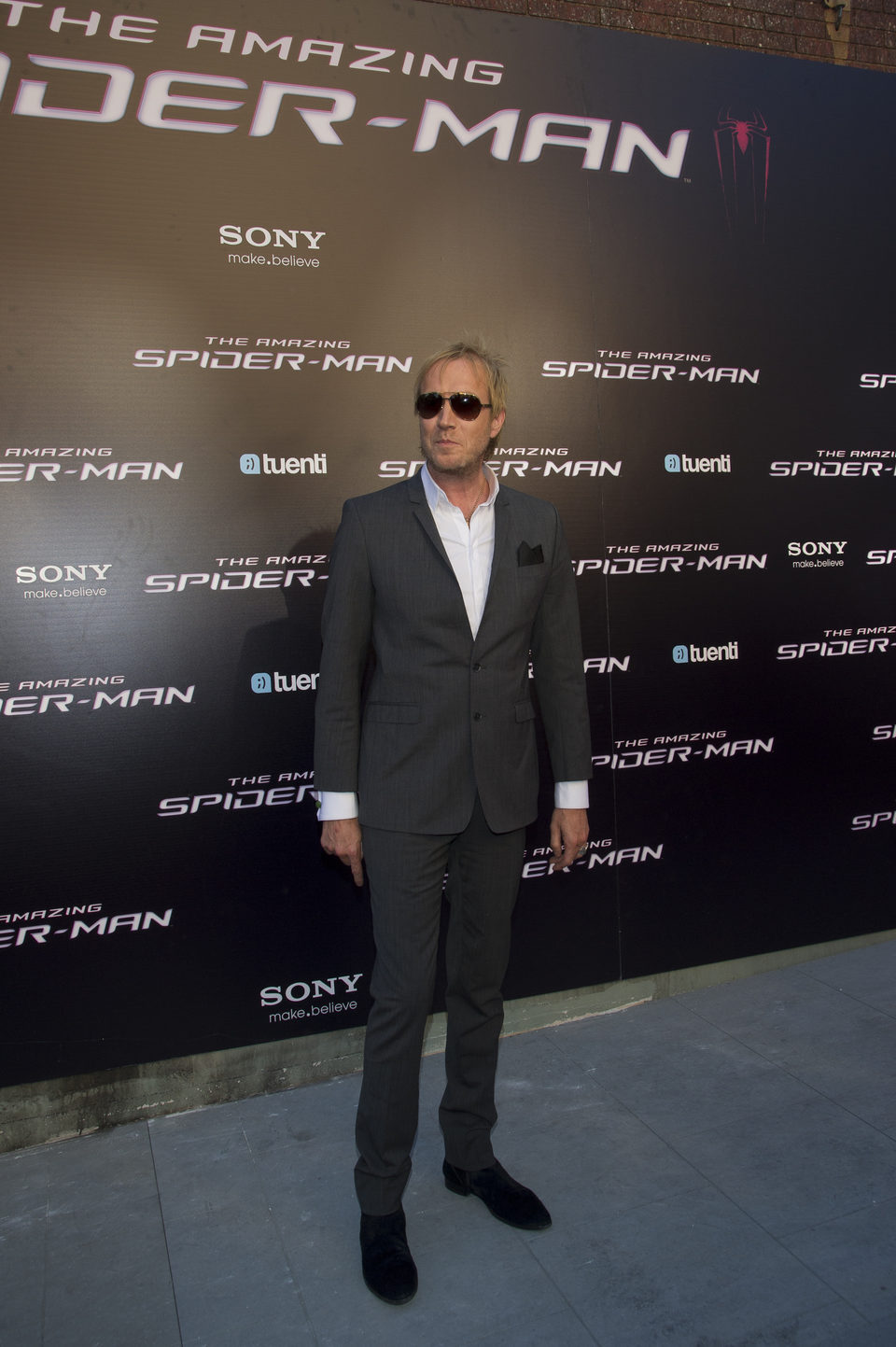 Rhys Ifans en la premiére de 'The Amazing Spider-Man' en Madrid