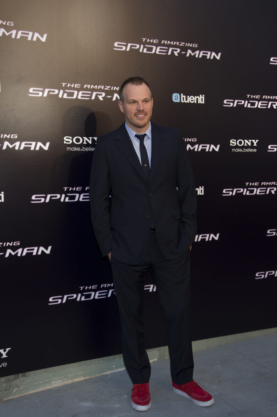 Marc Webb en la premiére de 'The Amazing Spider-Man' en Madrid