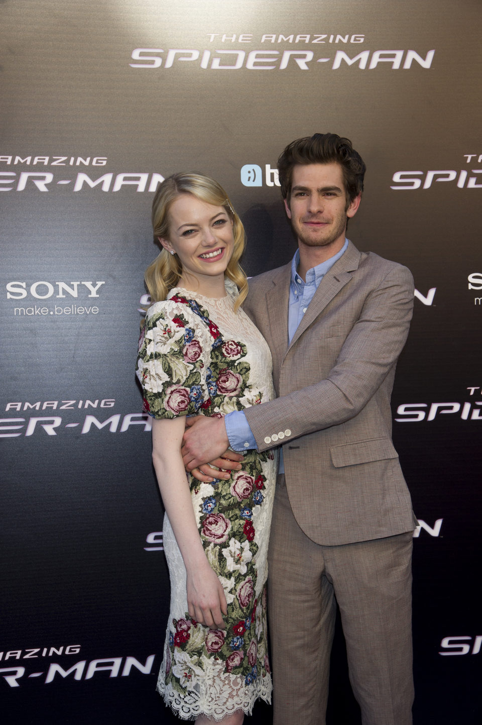 Emma Stone y Andrew Garfield estrenan en Madrid 'The Amazing Spider-Man'