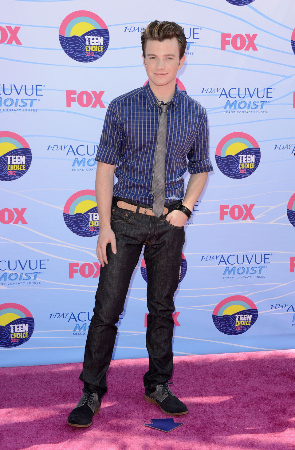 Chris Colfer en los Teen Choice Awards 2012