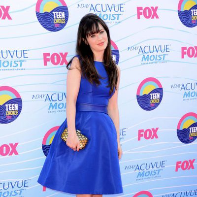 Zooey Deschanel en los Teen Choice Awards 2012