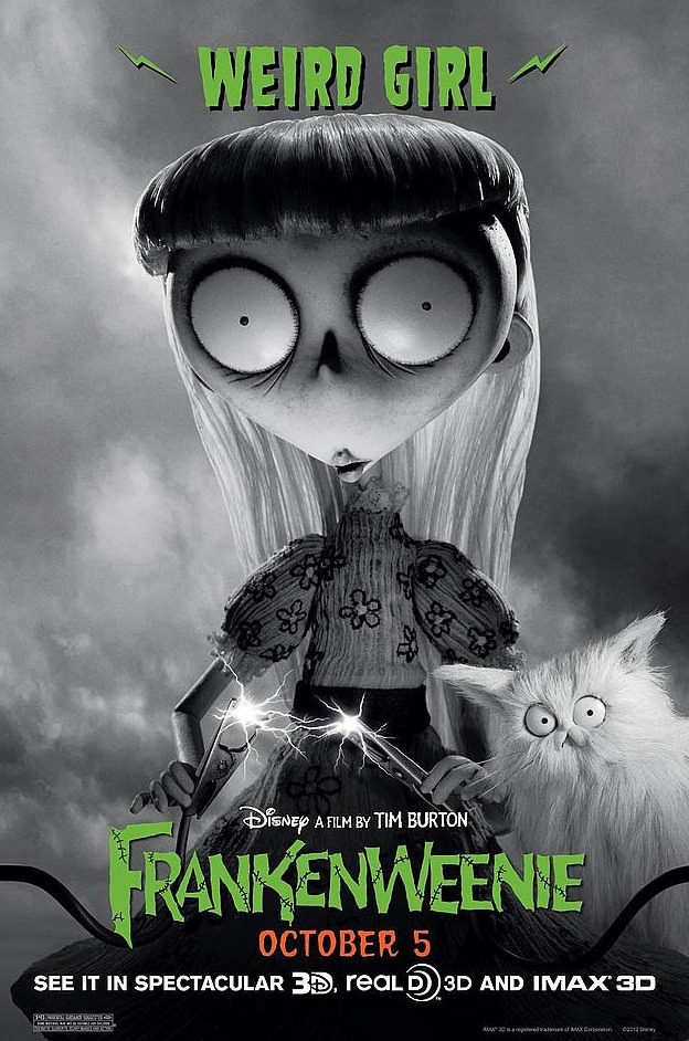 Póster de Chica rara, de 'Frankenweenie'