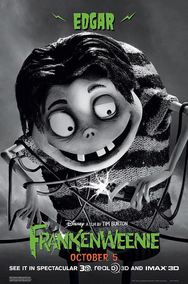 Póster de Edgar, de 'Frankenweenie'