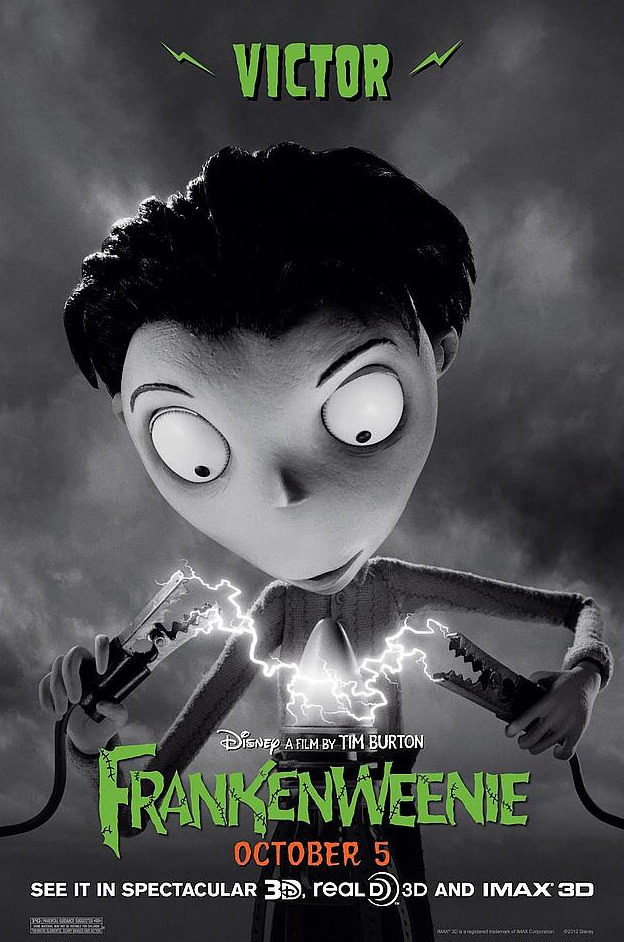 Póster de Victor, de 'Frankenweenie'