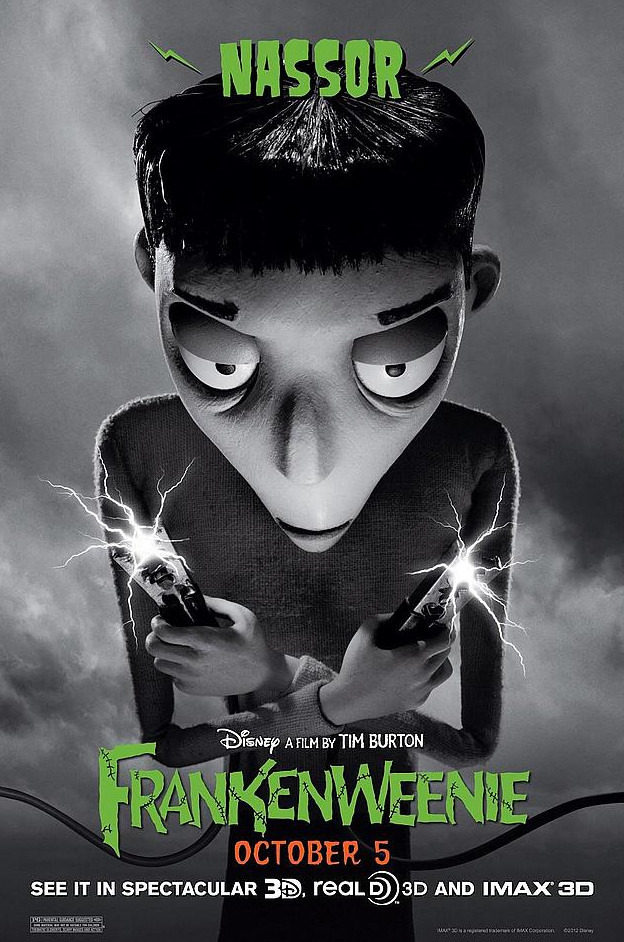 Póster de Nassor, de 'Frankenweenie'