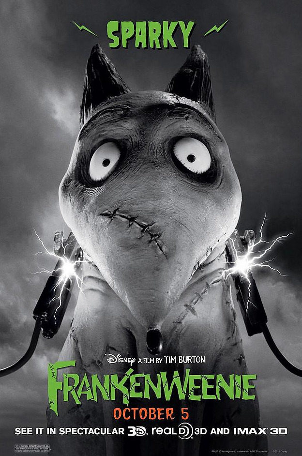 Póster de Sparky, de 'Frankenweenie'