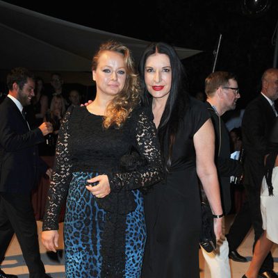 Samantha Morton y Marina Abramovic en la Mostra de Venecia 2012