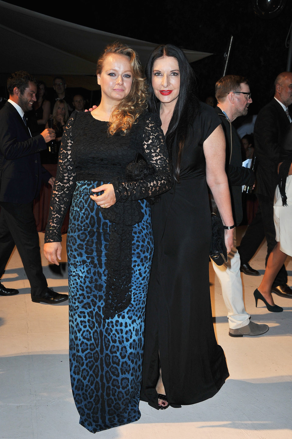 Samantha Morton y Marina Abramovic en la Mostra de Venecia 2012