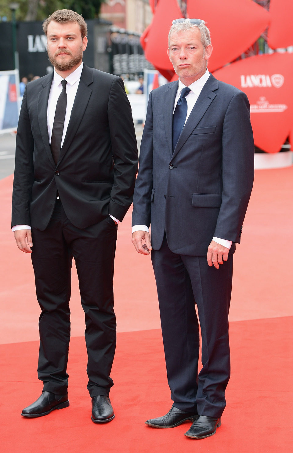 Johan Philip Asbaek y Soren Malling en la Mostra de Venecia 2012