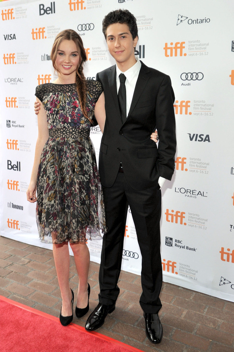 Liana Liberato y Nat Wolff en el TIFF 2012