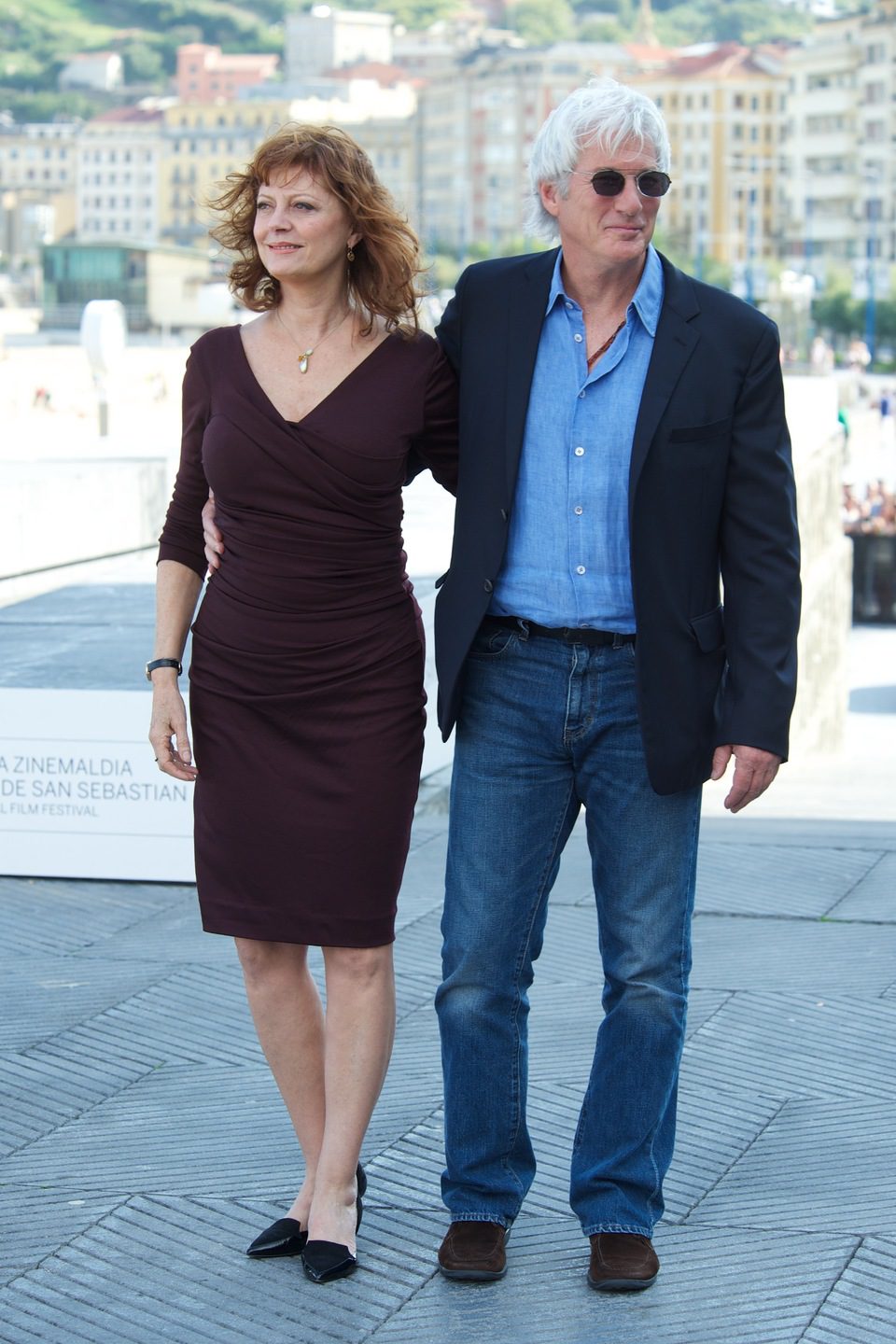 Susan Sarandon y Richard Gere en el Festival de San Sebastián 2012