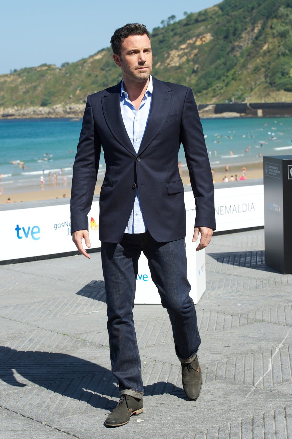 Ben Affleck posa en el Festival de San Sebastián 2012