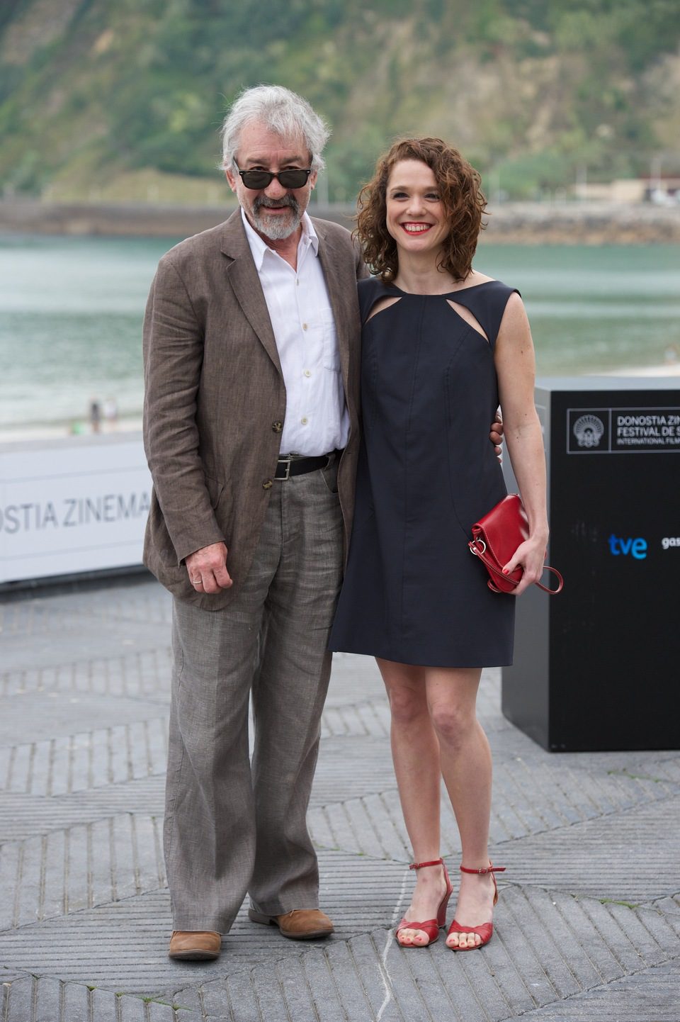 José Sacristán y Valeria Alonso en el Festival de San Sebastián 2012