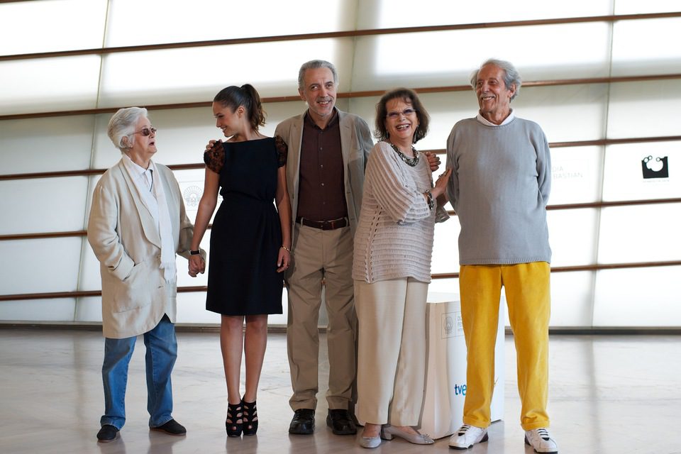 El equipo de 'El artista y la modelo' en el Festival de San Sebastián 2012