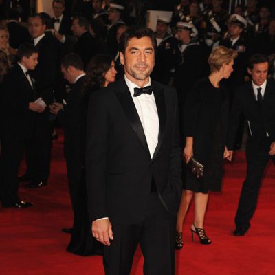 Javier Bardem en la premiere mundial de 'Skyfall' en Londres