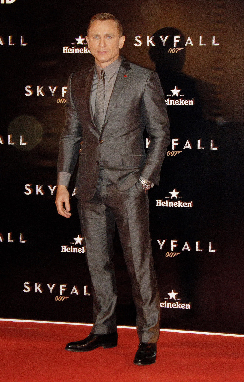 Daniel Craig en la premiere de 'Skyfall' en Madrid