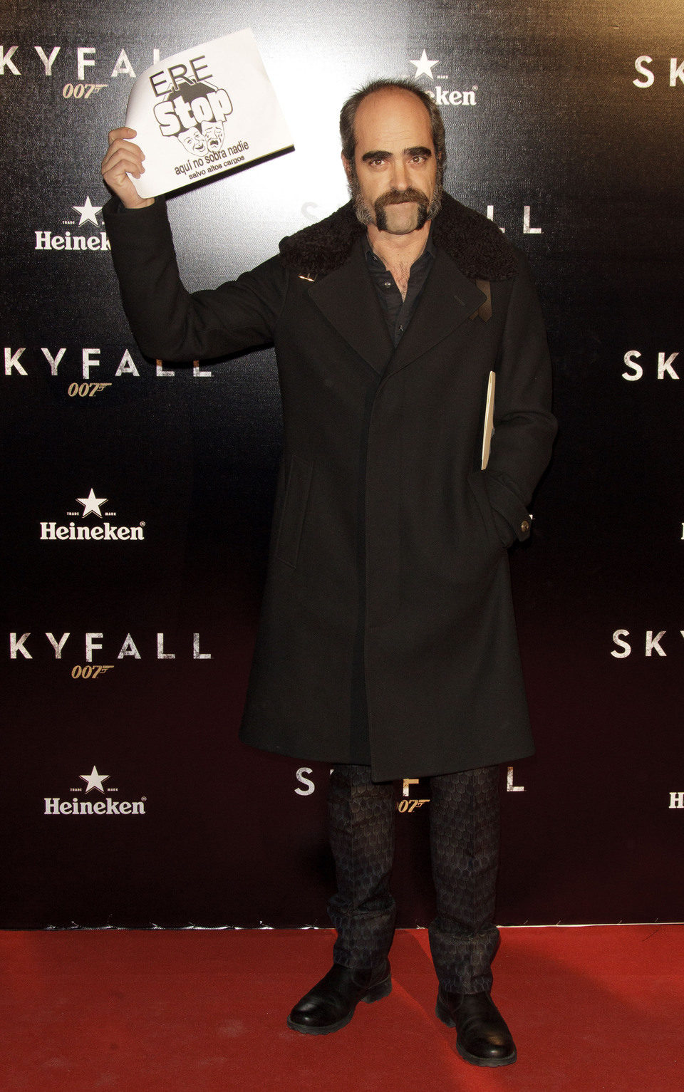 Luis Tosar en la premiere de 'Skyfall' en Madrid