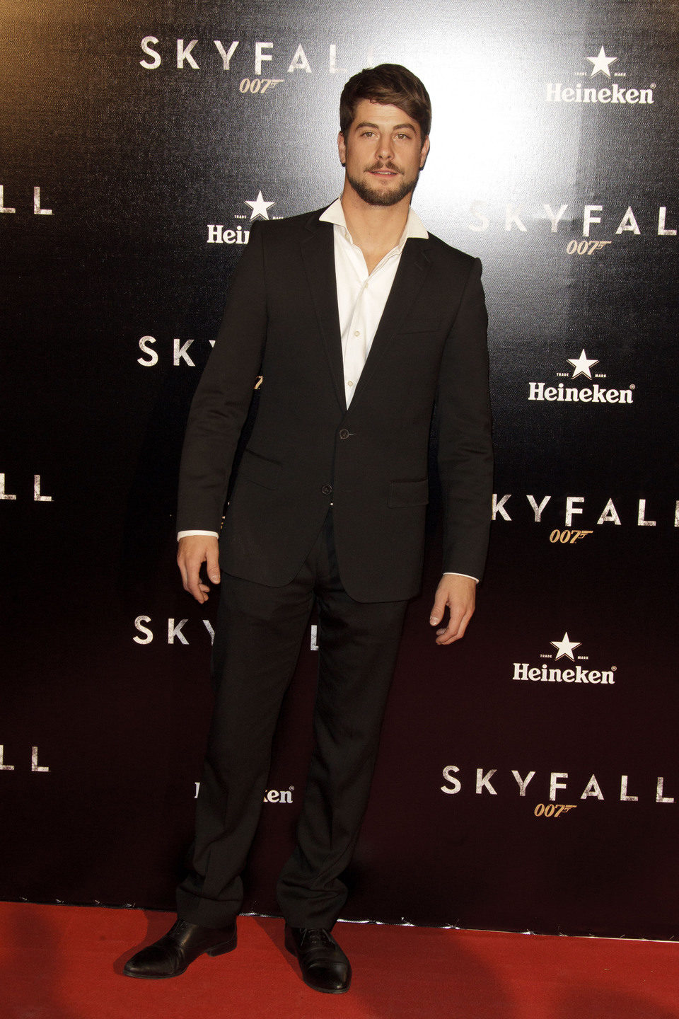 Luis Fernández en la premiere de 'Skyfall' en Madrid