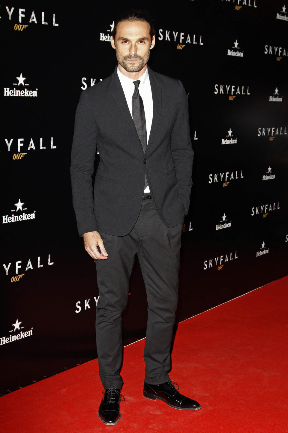 Iván Sánchez en la premiere de 'Skyfall' en Madrid