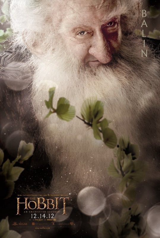 Póster de Balin para 'El Hobbit: Un viaje inesperado'